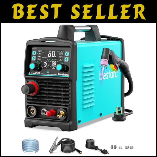 13th Gen 60A Plasma Cutting Machine with Digital Display & Adjustable Air Sensor