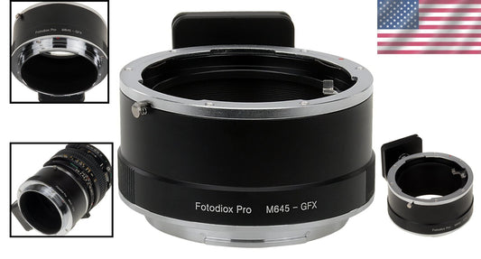 Professional Mamiya 645 Lens Adapter for GFX Camera - Infinity Focus Guaranteed