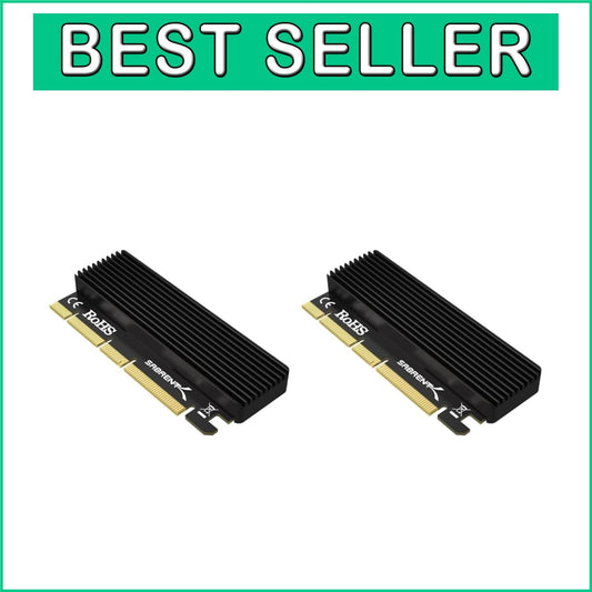 Classic NVMe M.2 to PCIe x16/x8/x4 Adapter Cards - Pack of 2 for Desktops