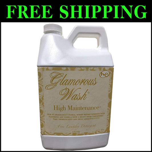 Eco-Friendly 64 oz Floral Musk Detergent - Tyler Candle Co High Maintenance Wash