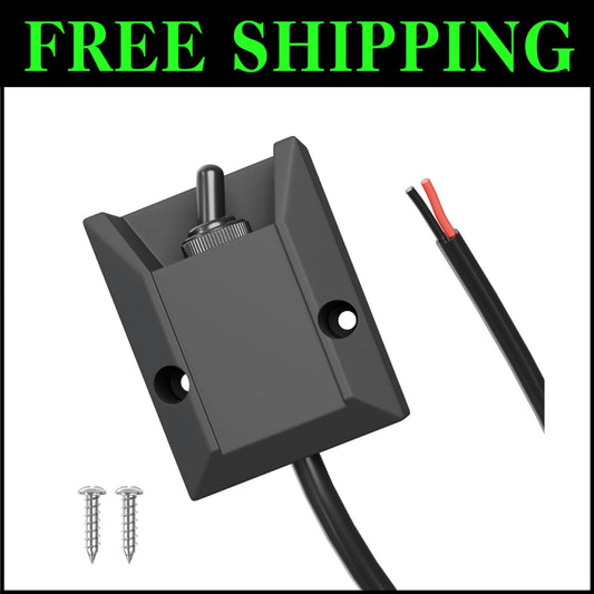 Durable 12V Heavy Duty Toggle Switch - Impact Resistant with Ergonomic Design