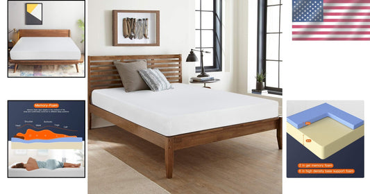 Luxury 8-Inch Gel Mattress - Tailored Comfort & Temperature Control for Sleep