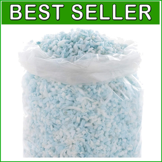 10 Lbs Compressed Shredded Memory Foam - Ideal for Refilling Pillows & Bean Bags
