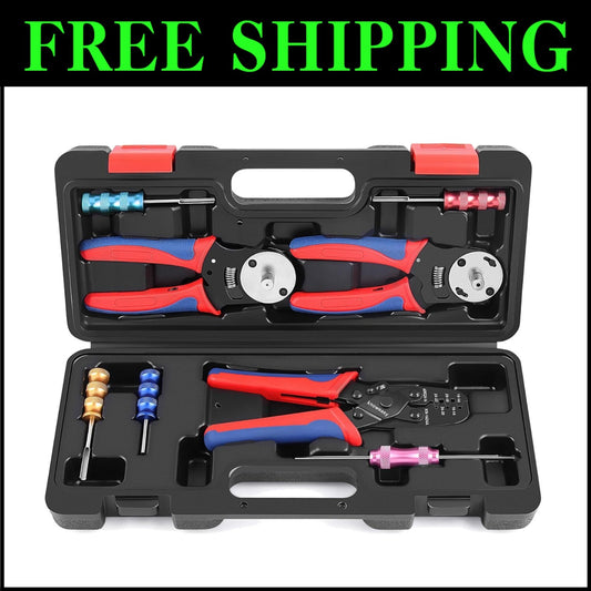 Complete Automotive Wiring Kit with Crimpers and Terminal Removal Tools - 8PCS