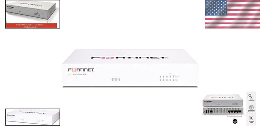Efficient FortiGate-40F Firewall - Ideal for Small Business Cybersecurity Needs