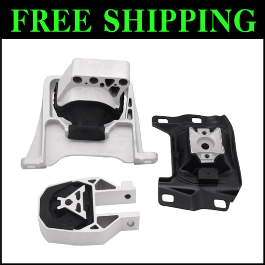 Durable 3-Piece Engine Mount Set for 2013-2022 Ford Escape & Transit Connect