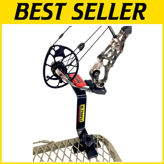 Durable Hi-Profile Bow Holder for Compound & Crossbows - Tree Stand Accessory