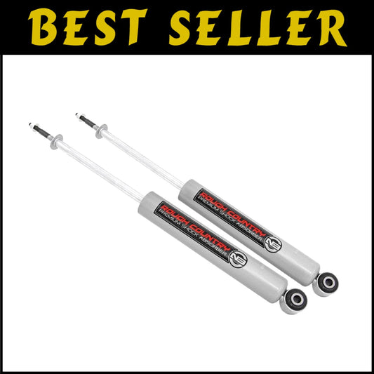 Pair of High-Performance Shocks for 4WD Jeep Wrangler & Trucks - -40°C Rated
