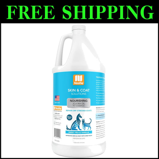 Nourishing Sweet Pea & Vanilla Shampoo Gallon - Jojoba Oil for Pets Health