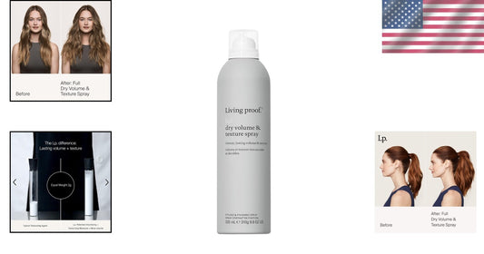 Full Dry Volume & Texture Spray - Mint Scented Heat Protector for Fine Hair