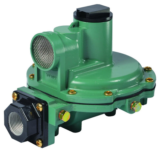 Efficient 3/4" NPT 2nd Stage LP Gas Regulator with Emergency Pressure Protection