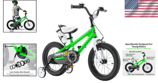 Fun Freestyle 16-Inch Kids Bike for Toddlers - Adjustable & Safe Training Tool