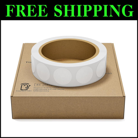 High-Performance 1000 NFC Stickers - Round, 1 Inch, Password Protected Chip
