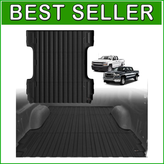 All-Weather 5.8FT Bed Cargo Mat for Silverado/Sierra 1500 with Anti-Slip Design