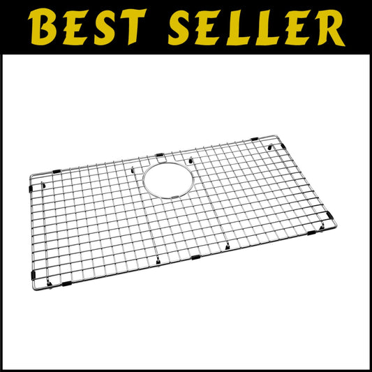 Premium Stainless Steel Sink Bottom Grid 28-3/8" x 14-3/16" for Modern Kitchens