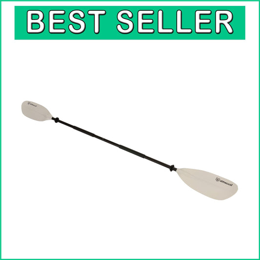 Effortless Paddling: 7ft Asymmetrical Spoon-Blade Kayak Paddle - Durable Design