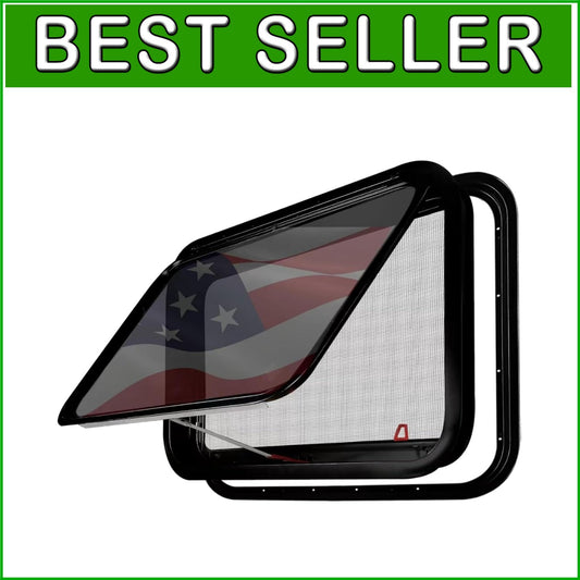 DOT Certified RV Emergency Exit Window 30"x20" with Tempered Glass & Trim Kit