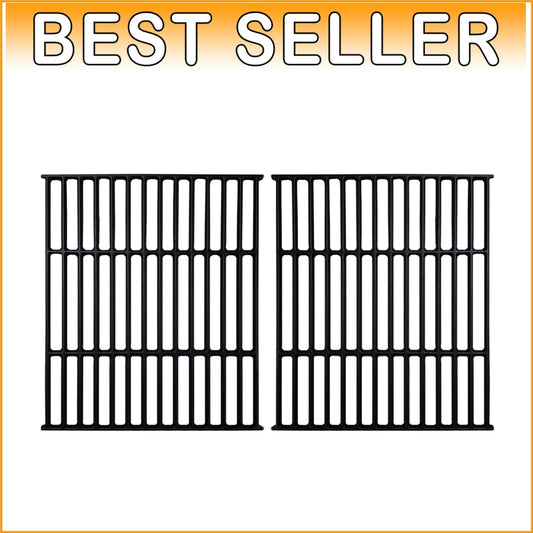 Broil King Compatible Cast Iron Grates - Solid Rod Design for Even Heat - 2 Pack