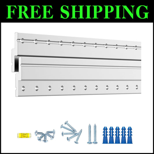 Complete 18" Picture Hanger System with Interlocking Brackets - 180 lbs Capacity