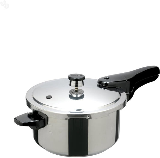Speedy 4-Quart Stainless Steel Pressure Cooker with Automatic Pressure Control
