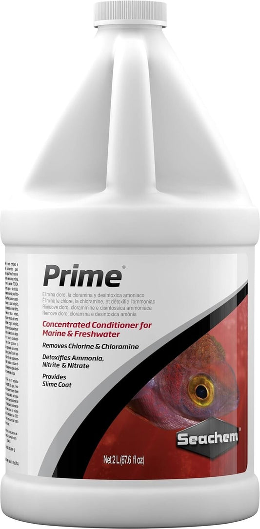 Seachem Prime 2L: Concentrated Water Conditioner for Healthy Fish Environments