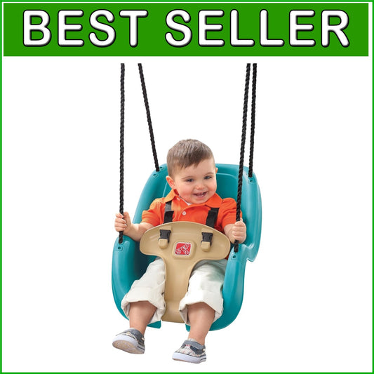 Durable Infant to Toddler Bucket Swing - Safe Outdoor Fun for Ages 9 Months+