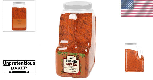 Baker Smoked Paprika - 5 lb Ground Spice with Strong Smokiness for Cooking