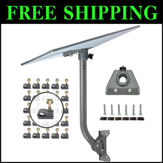 Elevated Gen3/V3 Starlink Mount Kit for Optimal Signal Reception - 22" Height