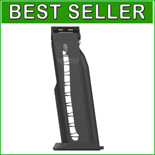 Durable 7-Round Black Polymer Magazine for Pistol Launchers - Lightweight Design
