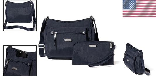 Adjustable Crossbody Bag with RFID Wristlet - Perfect for Everyday Adventures