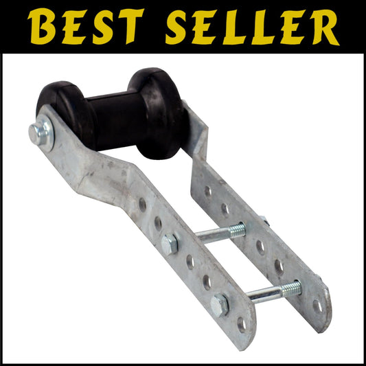 2" Adjustable Keel Roller Bracket for Boat Trailer - Heavy-Duty Black Accessory
