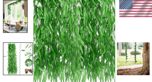 200PCS 1200ft Artificial Ivy Garland - Lush Decor for Indoor & Outdoor Spaces