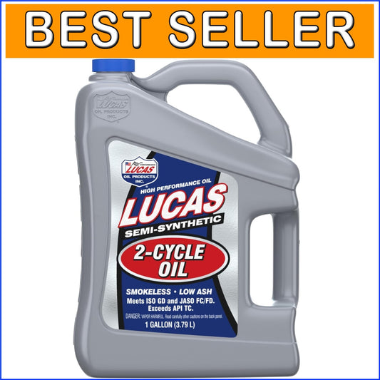 1 Gallon Smokeless Semi-Synthetic 2-Cycle Oil for Enhanced Snowmobile Efficiency