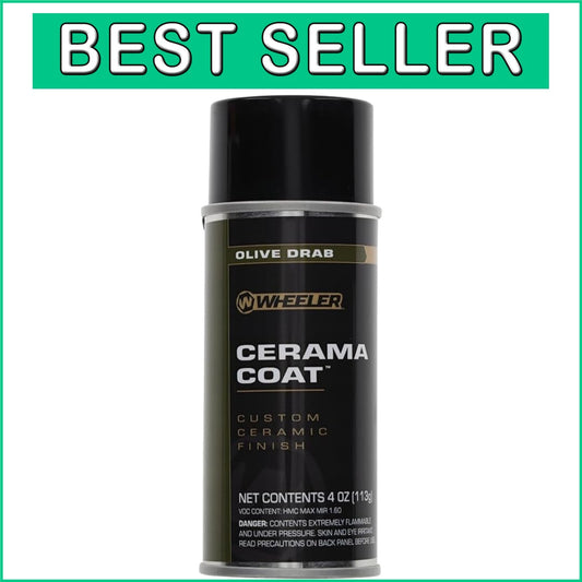 Durable Matte Ceramic Coating Spray - 4oz Olive Drab, Scratch Resistant Solution