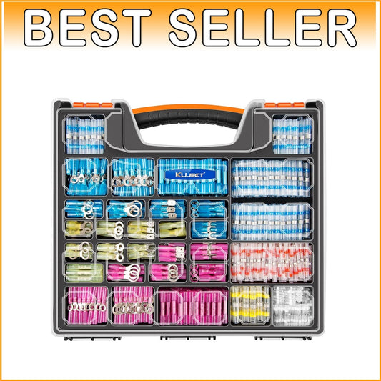 1200PCS Waterproof Heat Shrink Wire Connectors Kit for Marine & Automotive Use