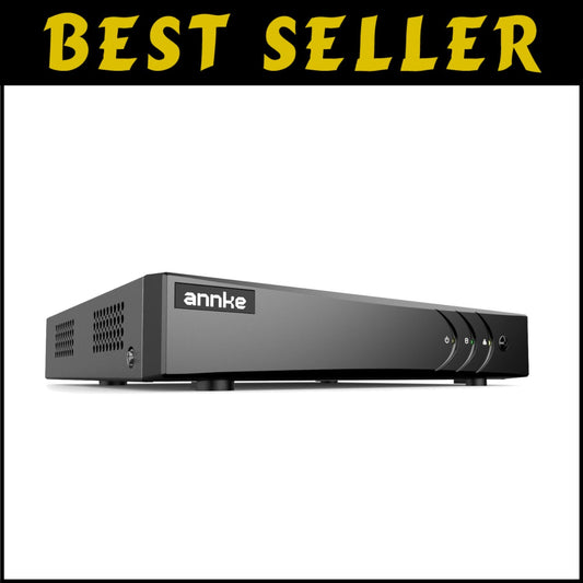 8CH 5-in-1 Security DVR Recorder with AI Alerts & Efficient H.265 Compression