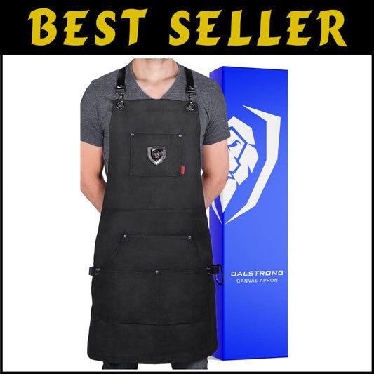 Customizable Professional Cooking Apron with Brass Plate & Advanced Comfort
