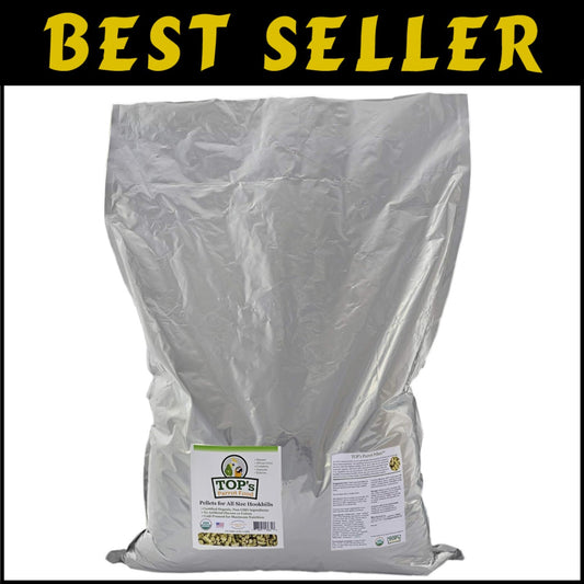 Premium Non-GMO Hookbill Pellets for Parrots - 25 lb of Healthy Nutrition