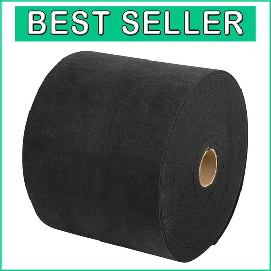 Weather-Resistant 18" Black Carpet Roll - Essential for Marine Applications