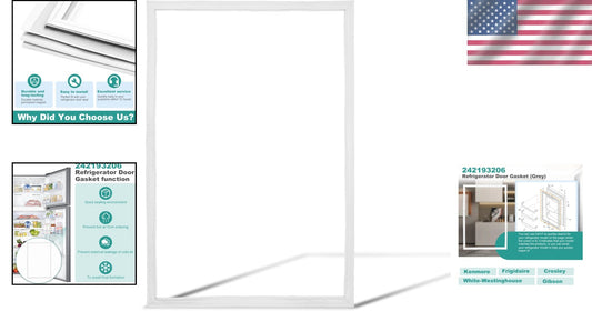 Durable Refrigerator Door Seal Replacement for Kenmore, Frigidaire, Westinghouse