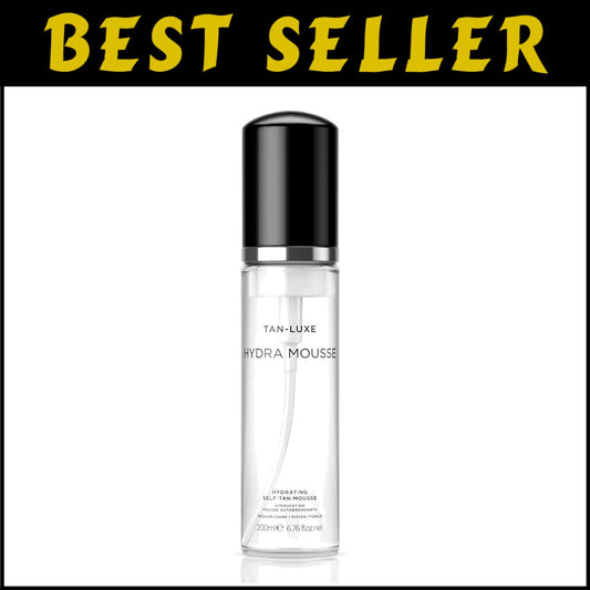 Natural Hydrating Self-Tan Mousse 200ml – Smooth Application, No Pores Clogging