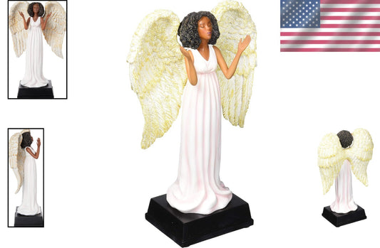 Meaningful Pink Angel Figurine - Perfect African American Gift for All Occasions