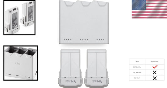 Comprehensive DJI Mini 4 Pro Battery Bundle with Two-Way Charger - 34 Min Flight