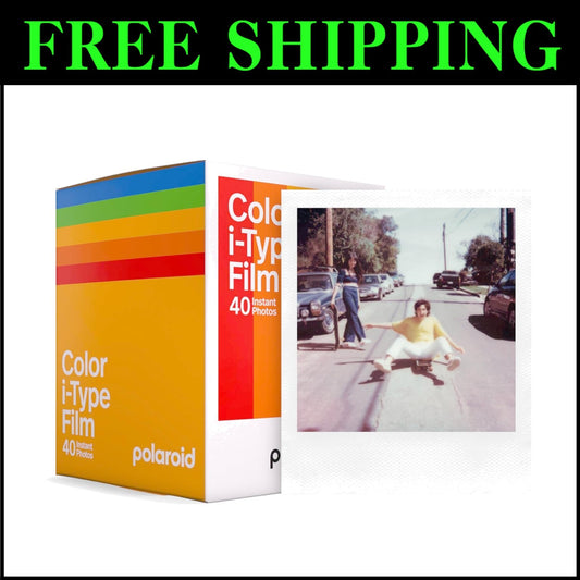 40 Classic White Framed Instant I-Type Film - Your Creative Photography Solution