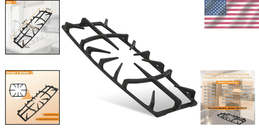 19.68" Coated Cast Iron Stove Grate Replacement - Fits Multiple Kenmore Models