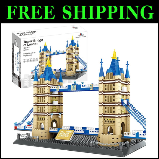 Educational Tower Bridge Building Block Set - 1,052 Pieces of Historical Fun