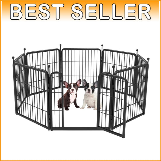 All-Life-Stage 24-inch Dog Playpen with Auto Lock – Secure and Adjustable Design