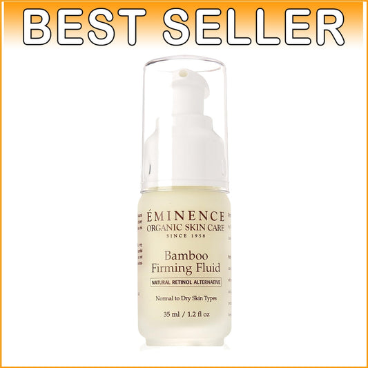 Bamboo Firming Fluid - Antioxidant-Powered Anti-Aging Serum for Dry Skin, 1.2 Oz
