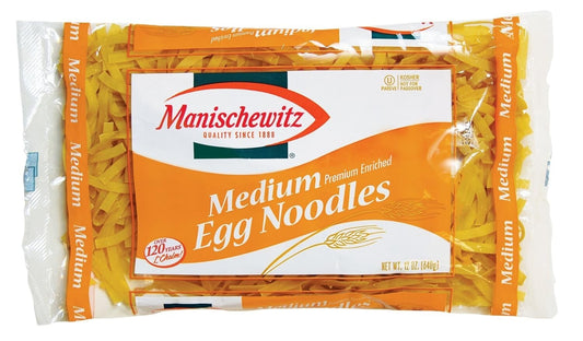 Bulk Pack of 12 Medium Egg Noodles - 12 Ounces Each, Kosher Certified