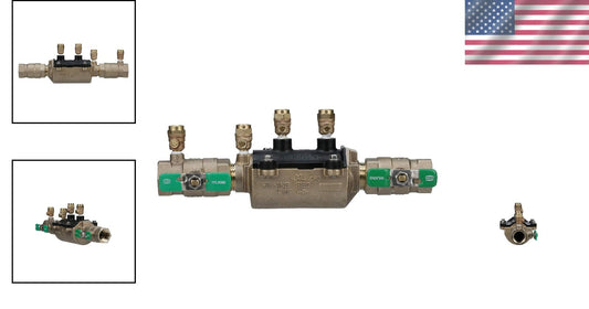 Wilkins 1" 350XL Copper Double Check Valve Prevents Backflow in Potable Water